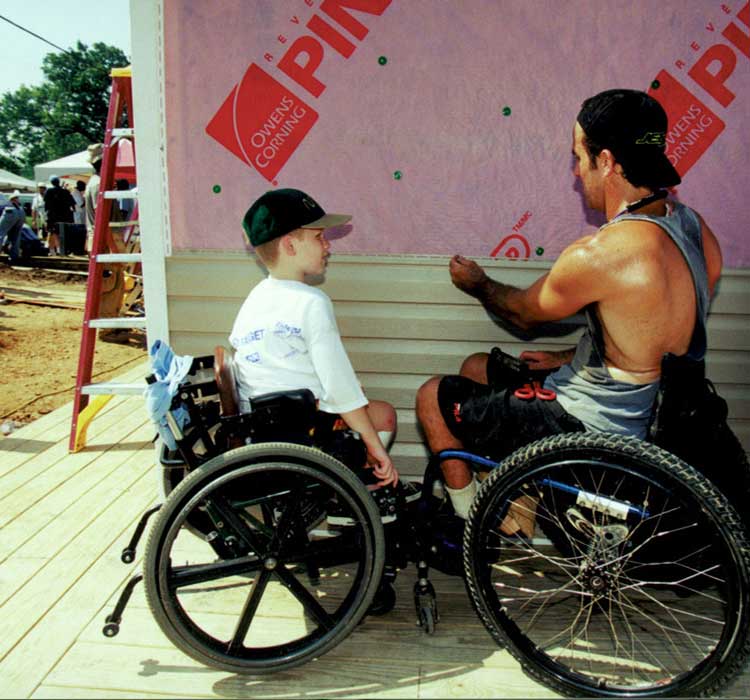 ABILITY House volunteer builders